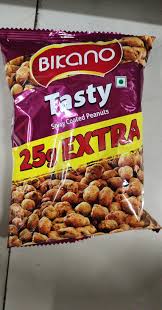 Bikano Tasty Spicy Coated Peanuts 200 g Pouch